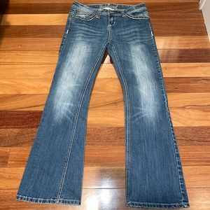 9 Short Red Camel Jeans